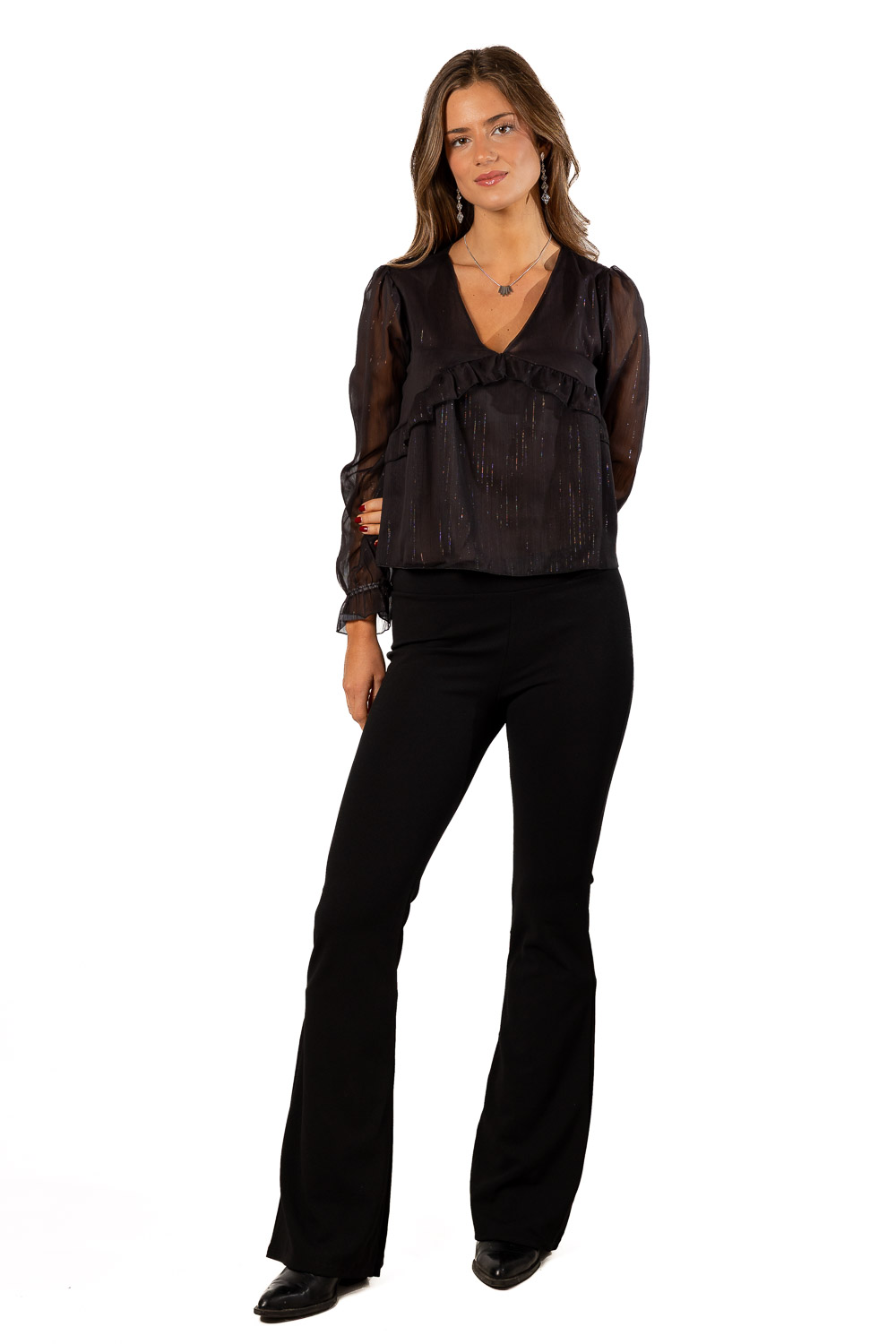 Blusa Gasa Negro Brookville 25 12 01