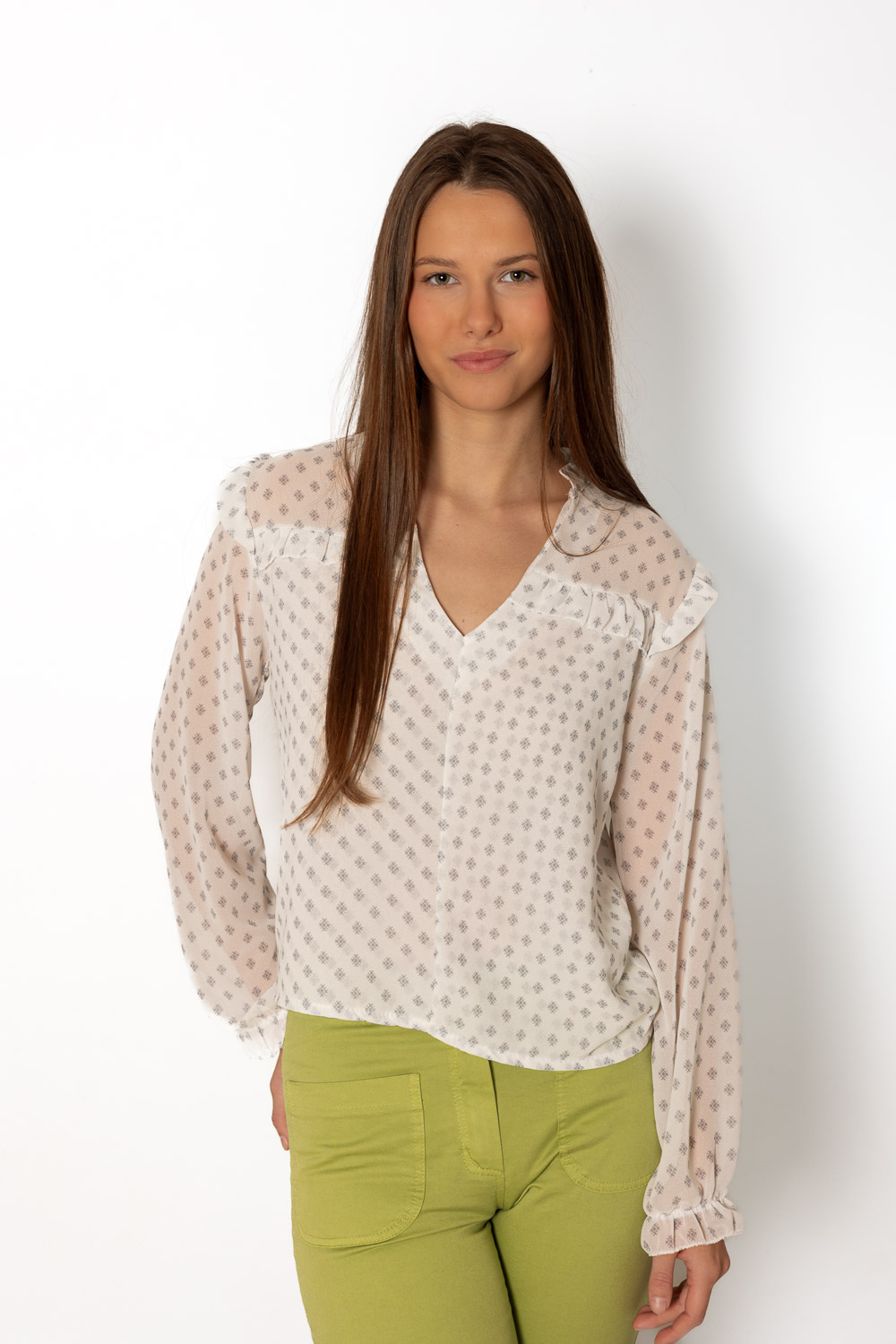 Blusa So Often Gris 157 Ropa Casual Primavera Brookville