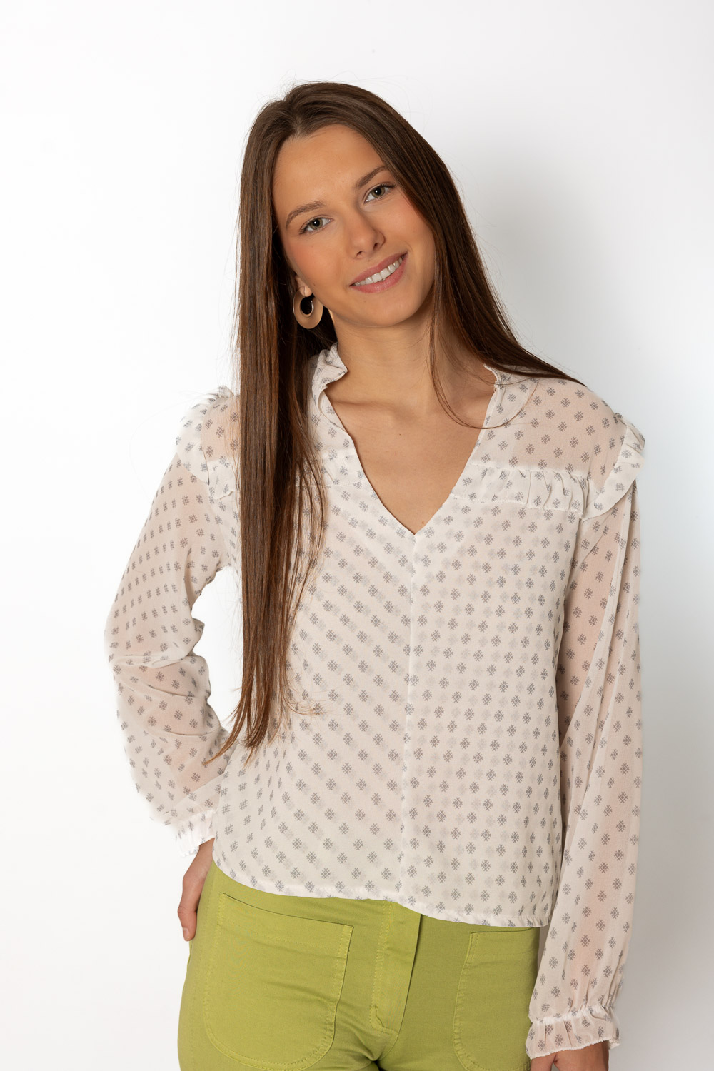 Blusa So Often Gris 158 Ropa Casual Primavera Brookville