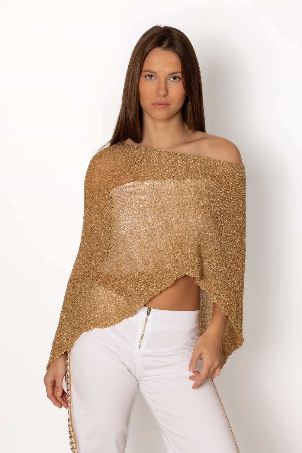 Capa Start Again Lurex Dorado 723 Ropa Casual Primavera Brookville