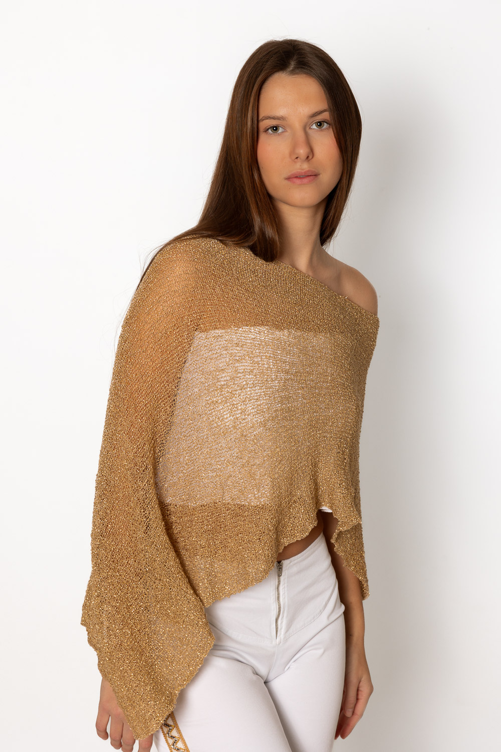 Capa Start Again Lurex Dorado 726 Ropa Casual Primavera Brookville