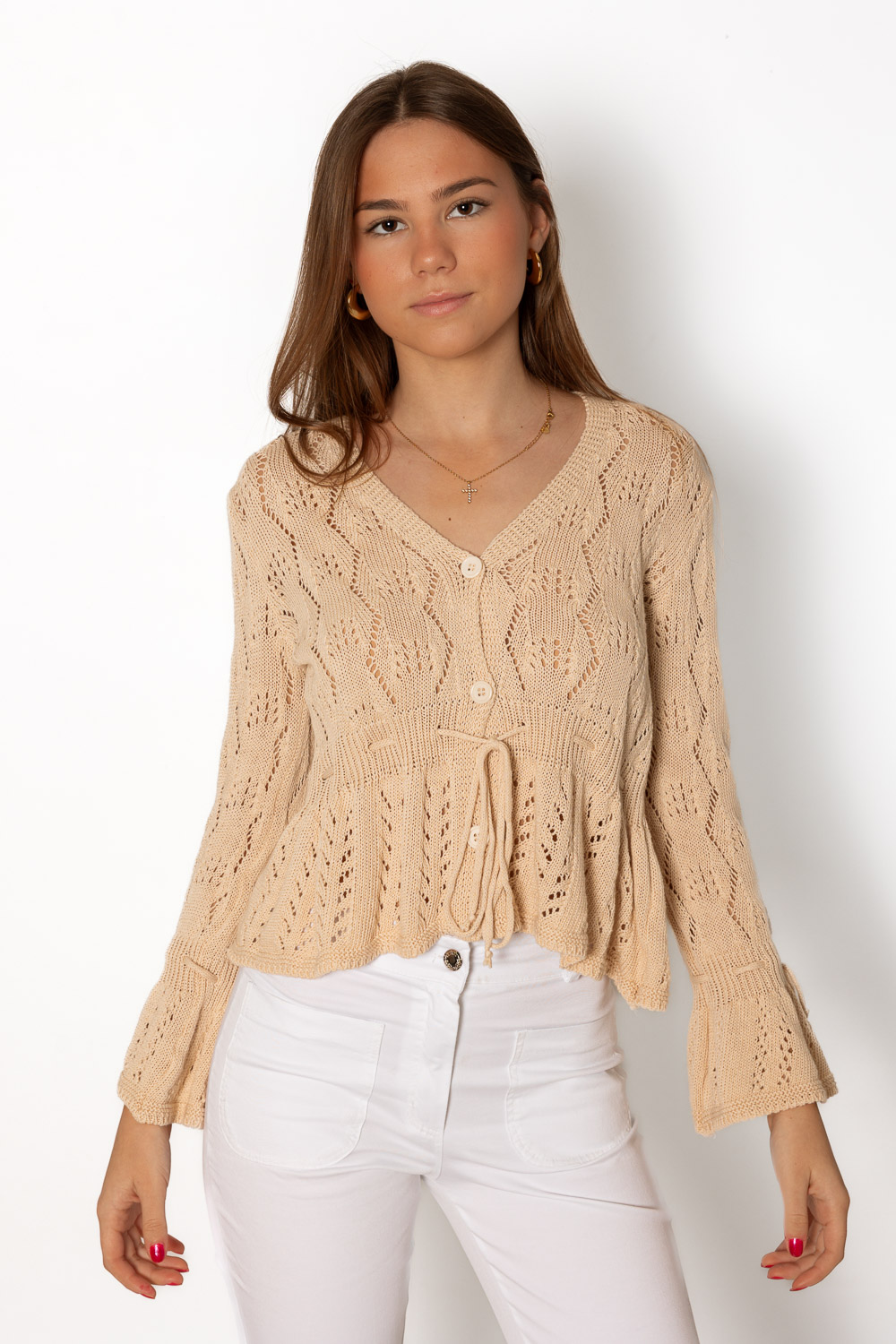 Cardigan Rene Crudo 770 Ropa Casual Primavera Brookville