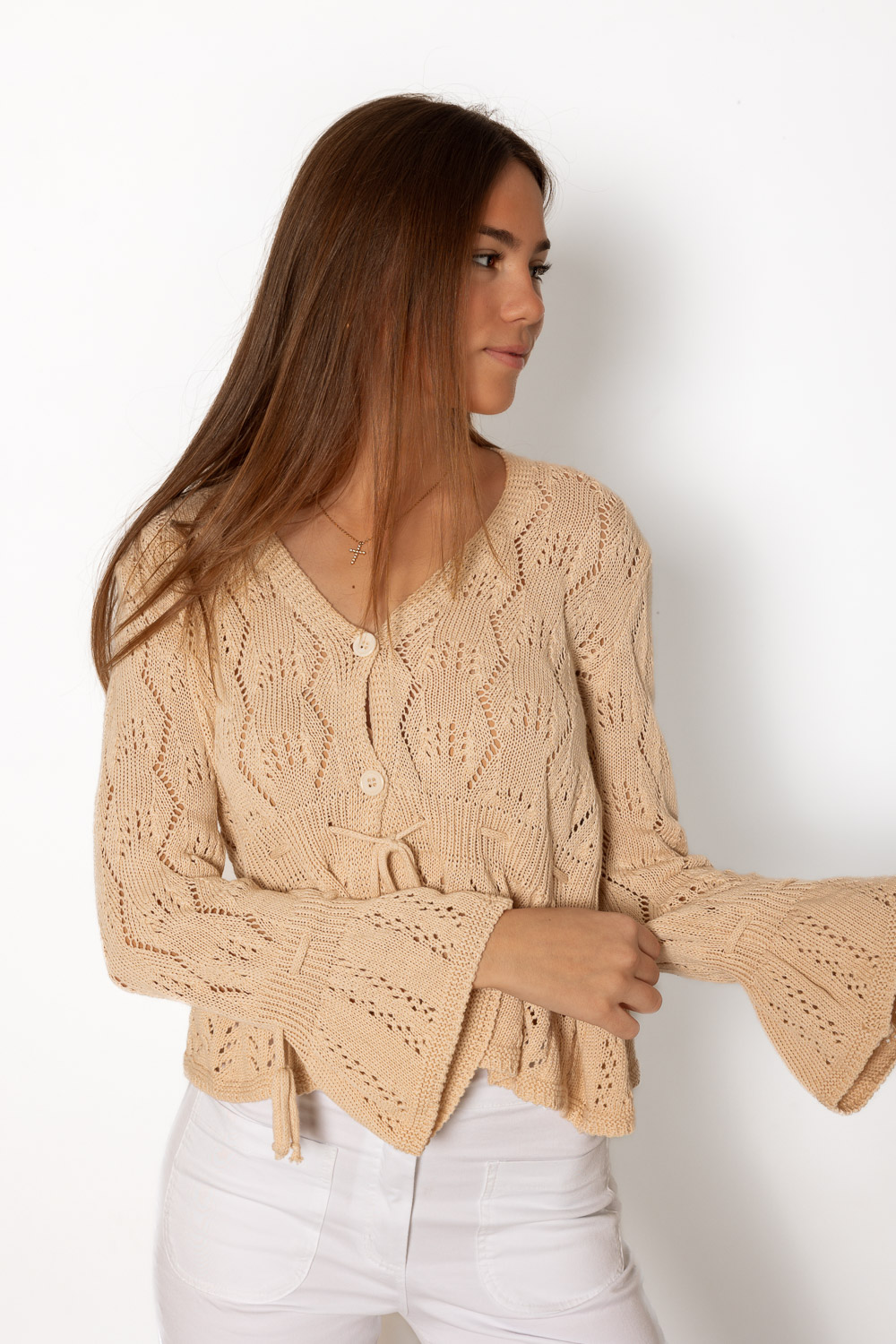 Cardigan Rene Crudo 785 Ropa Casual Primavera Brookville