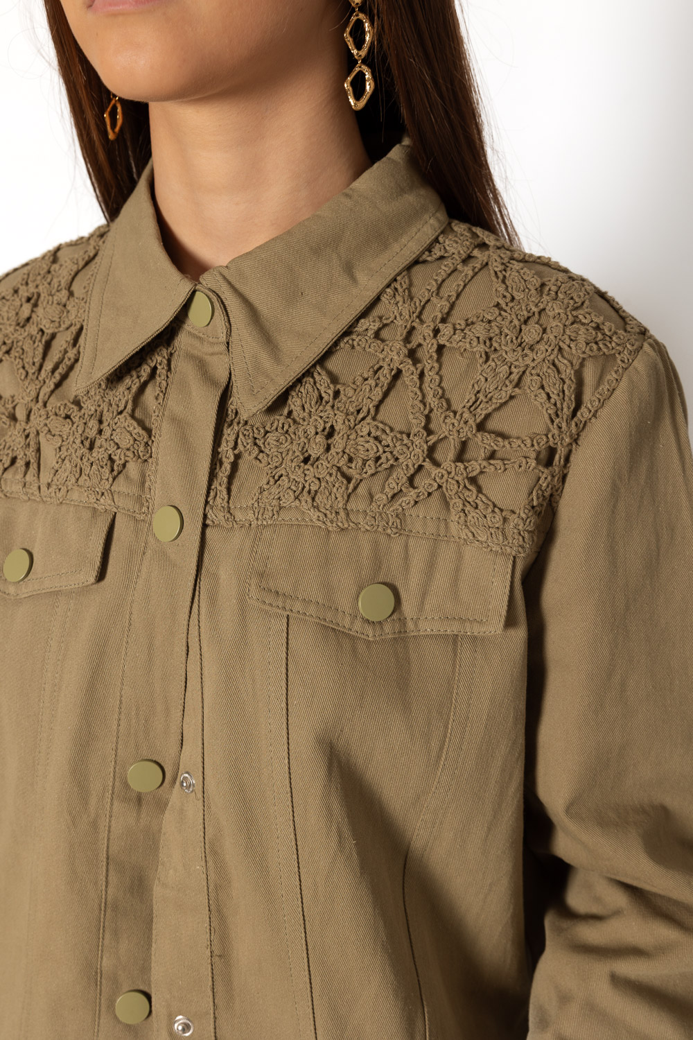 Chaqueta Blooming Verde Militar 577 Ropa Casual Primavera Brookville