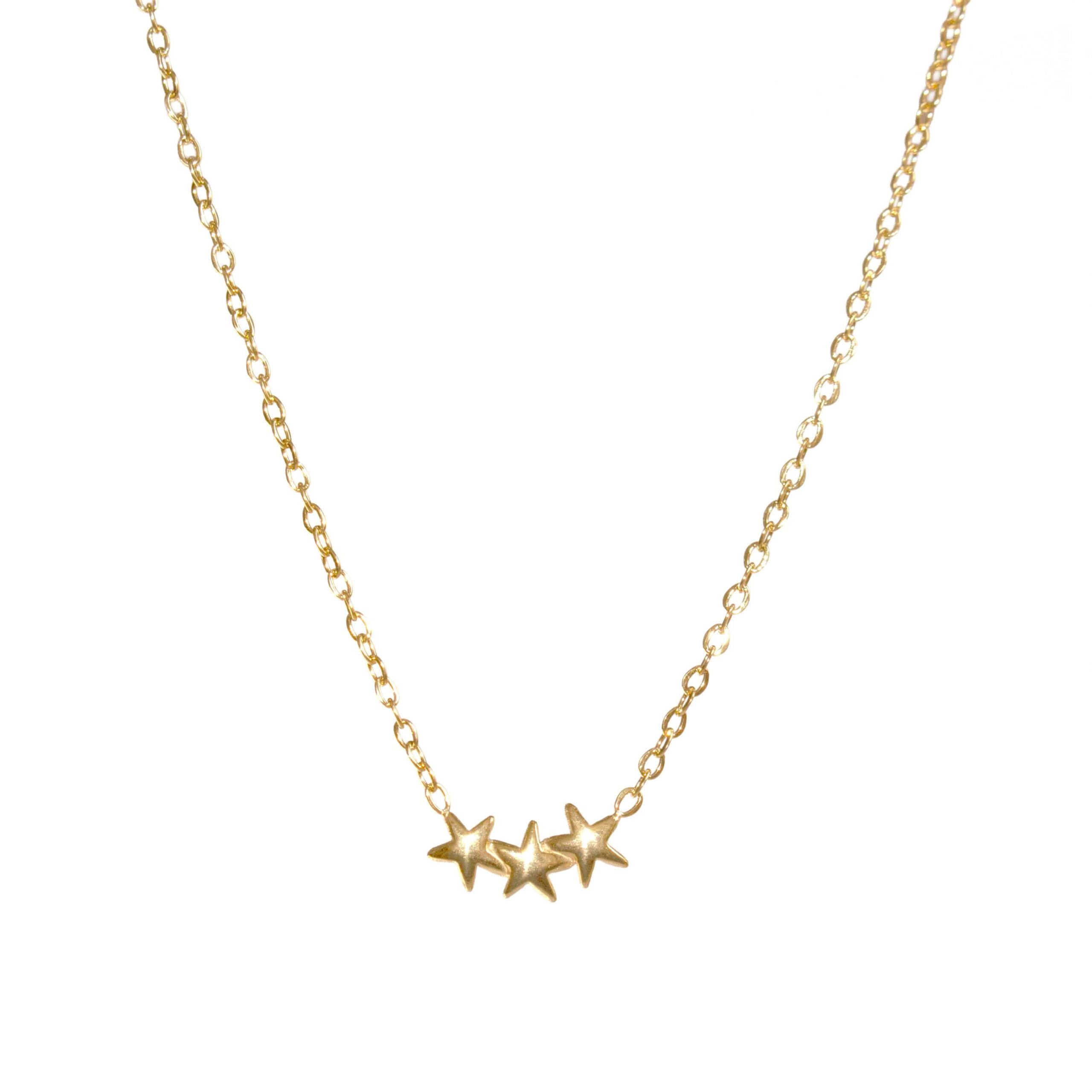 Collar Tiny Stars Dorado Brookville