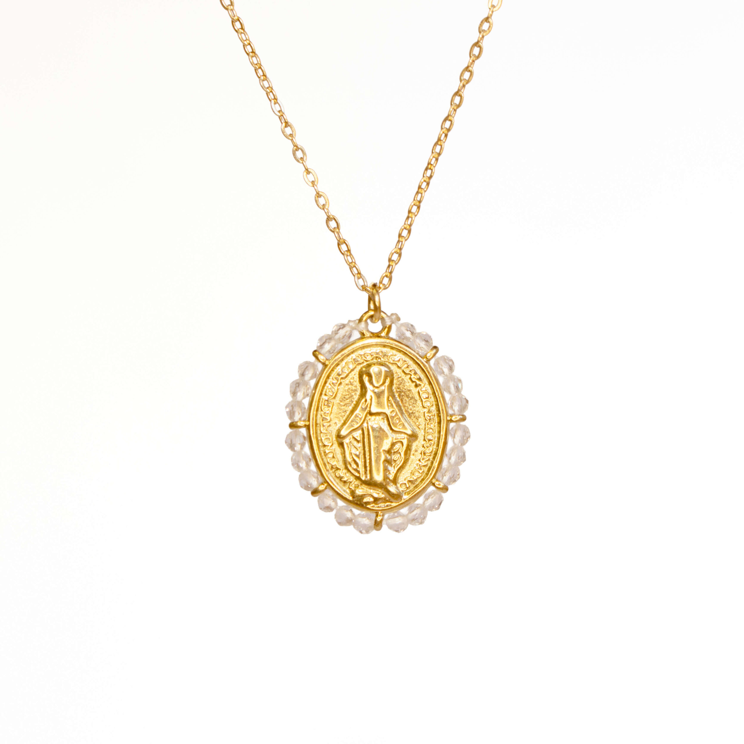 Collar Virgen Perlas Brookville