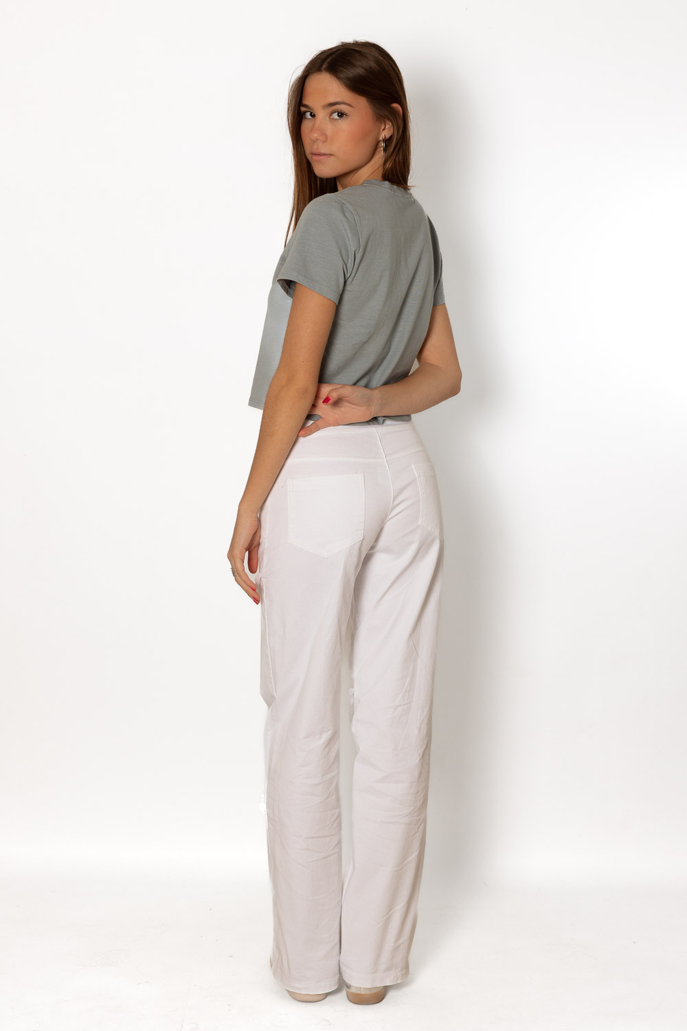 Pantalón Blanco Endless Love 1376 Ropa Casual Primavera Brookville