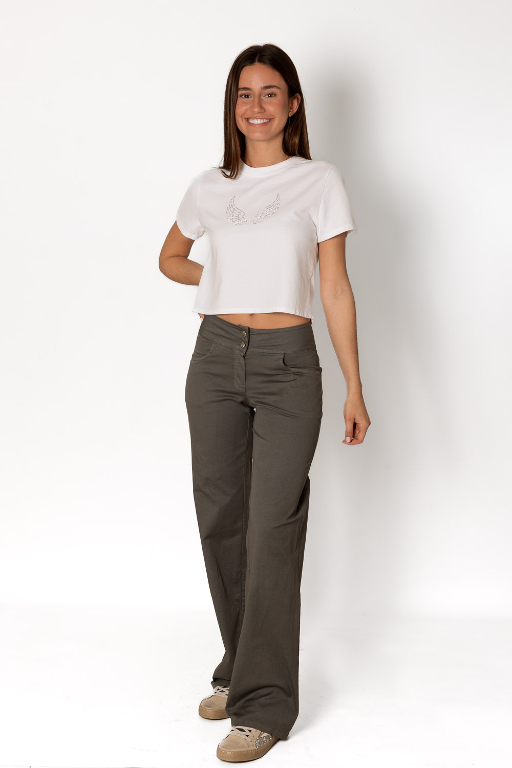 Pantalón Rayo Gris Brookville