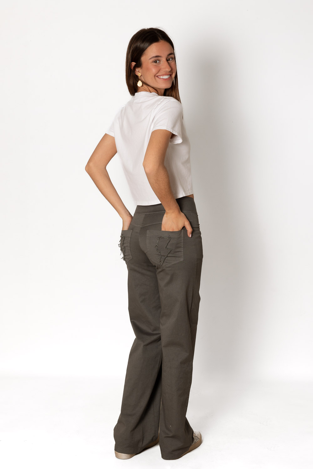 Pantalón Rayo Gris Brookville