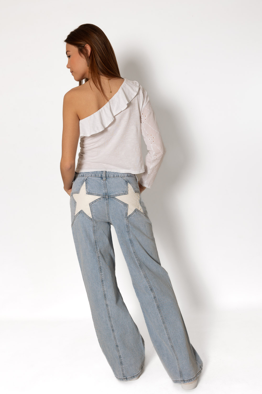 Pantalón Vaquero White Star Azul Brookville