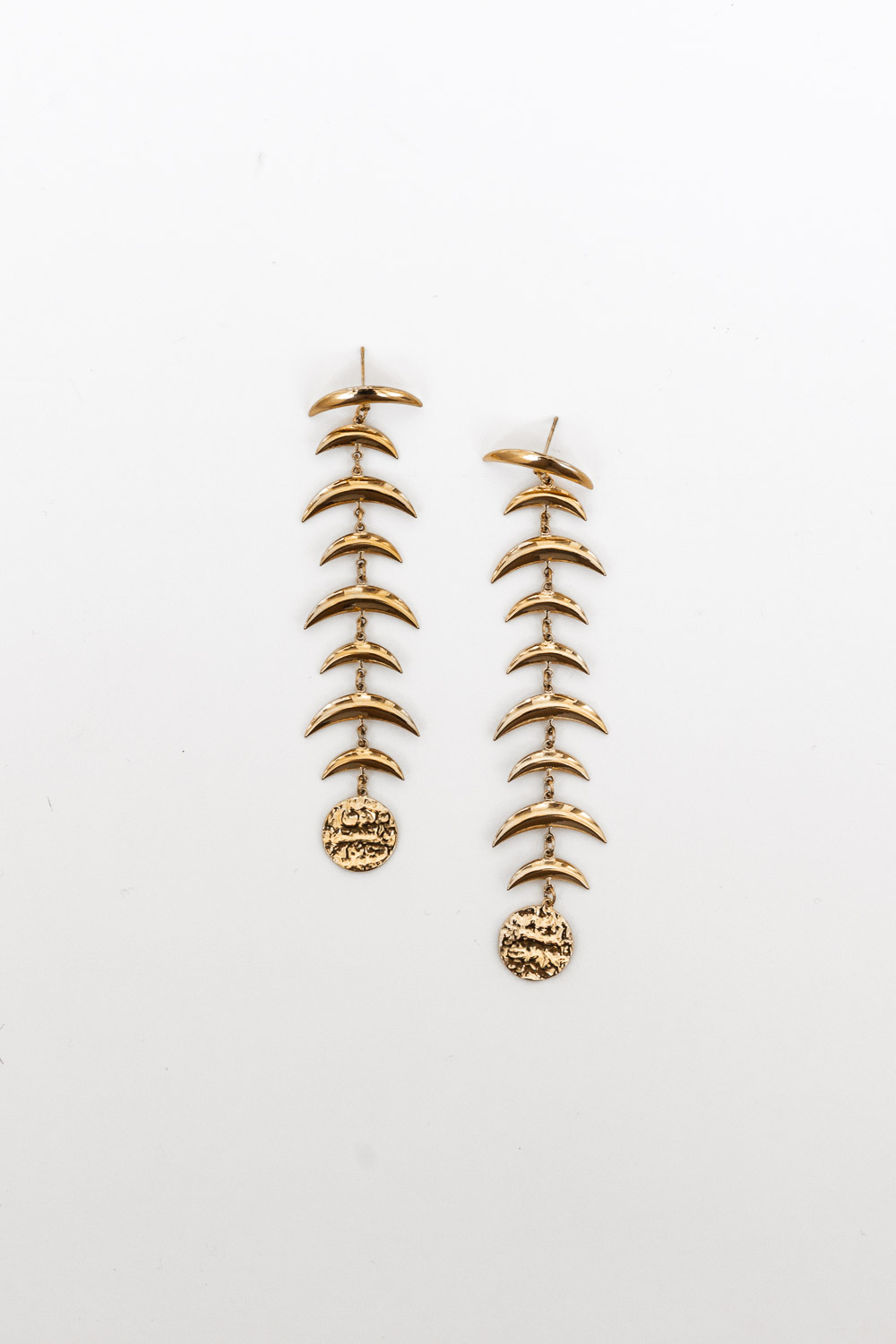 Pendientes dorados de acero inoxidable para eventos5