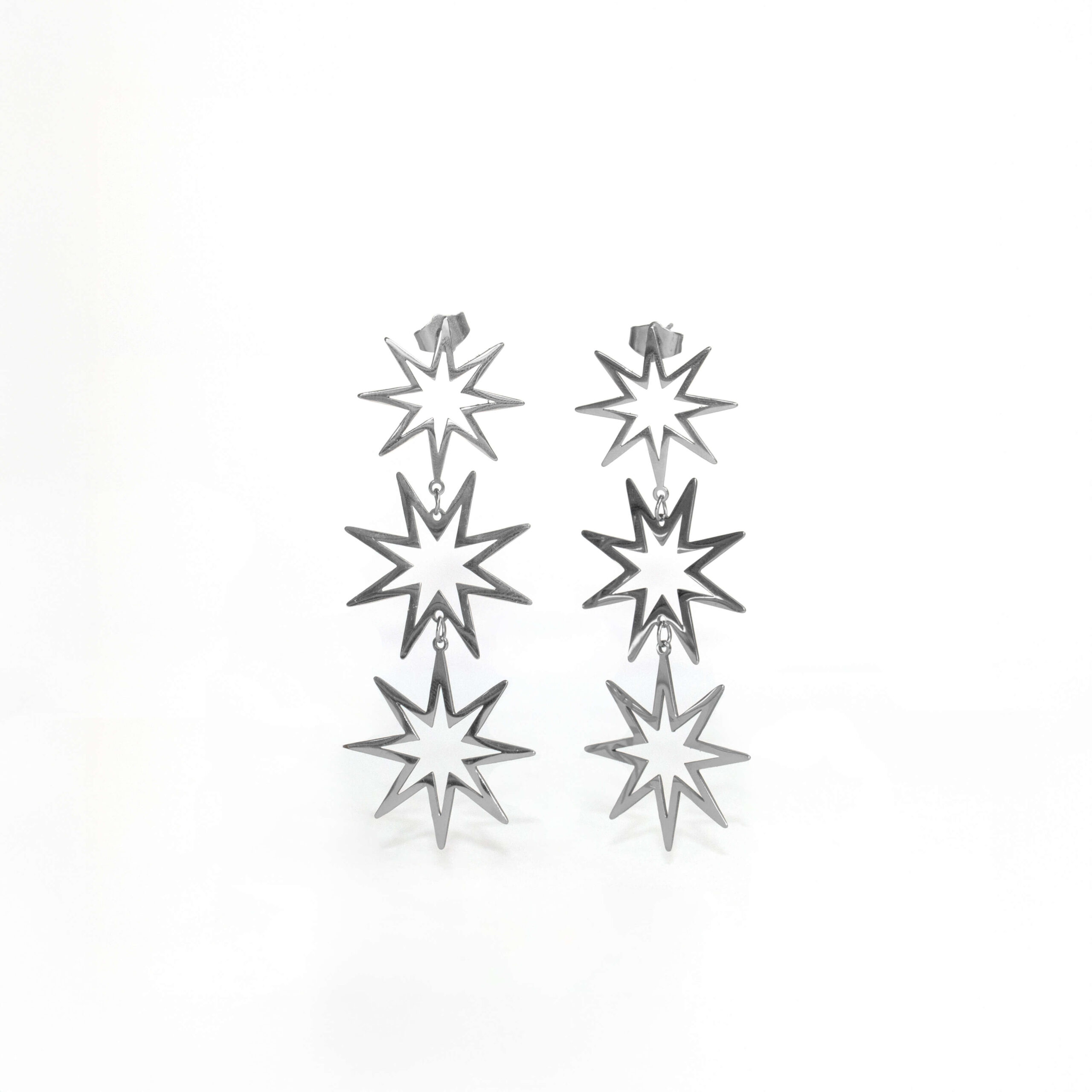 Pendientes largos Plata Bang Brookville