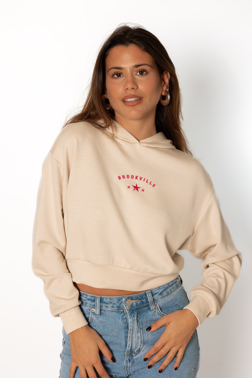 Sudadera Hannah Beige 1466 Ropa Casual Primavera Brookville