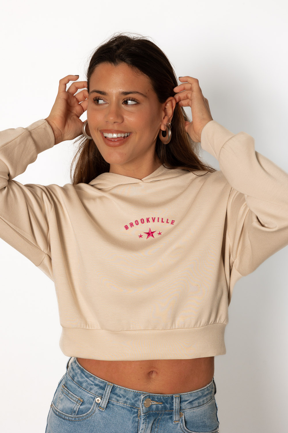 Sudadera Hannah Beige 1468 Ropa Casual Primavera Brookville