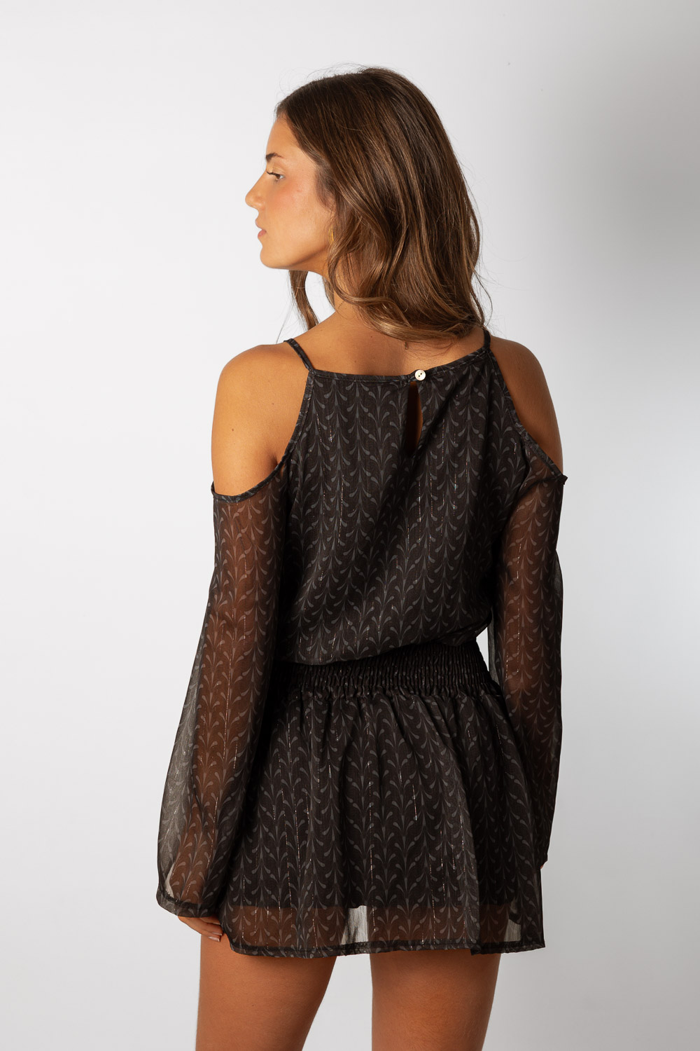 Vestido Time Out Gris Brookville