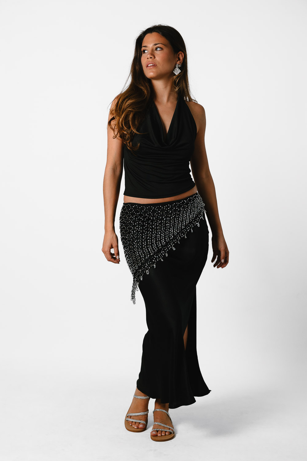 Pañuelo Maya Crochet Negro