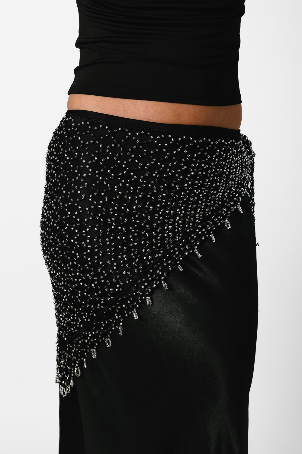 Pañuelo Maya Crochet Negro