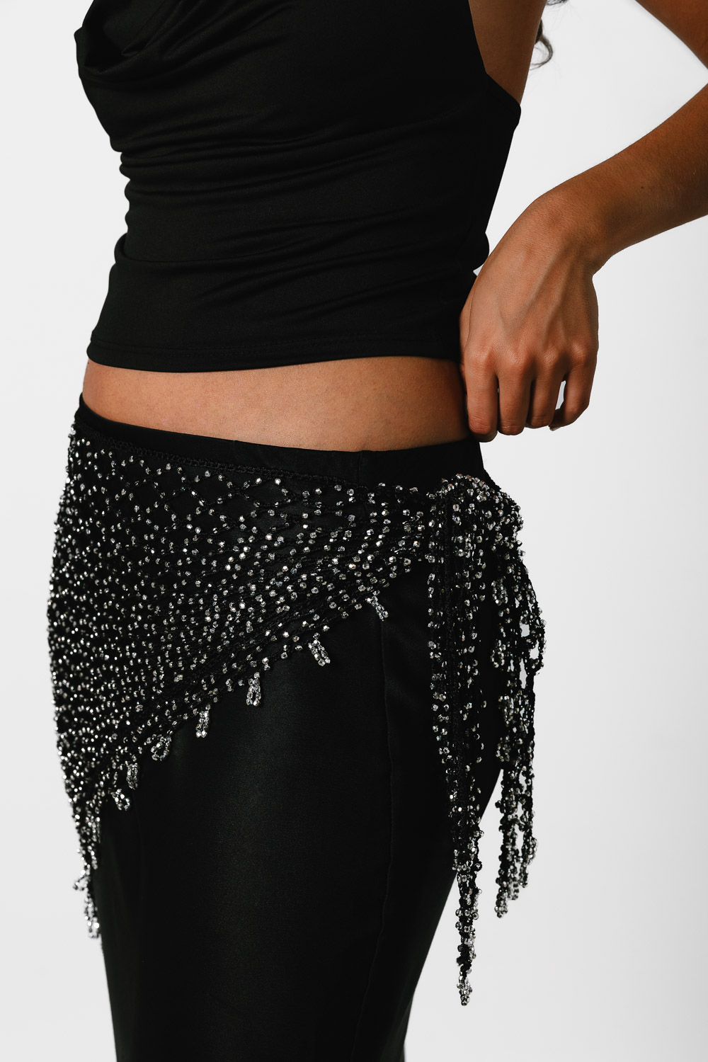 Pañuelo Maya Crochet Negro