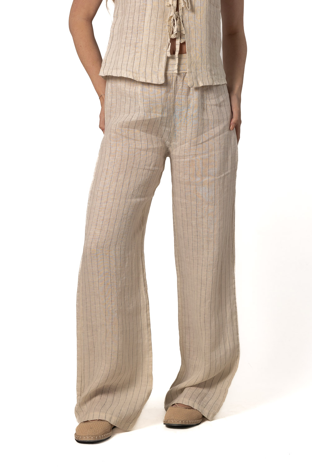 Conjunto 100% Lino Crudo