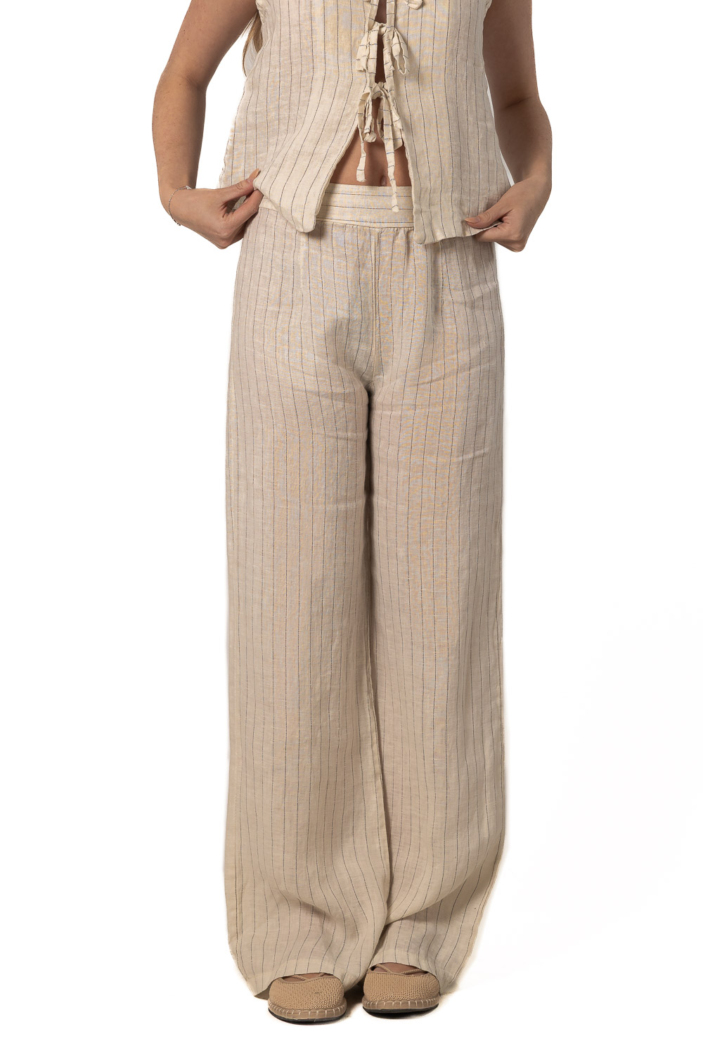 Conjunto 100% Lino Crudo