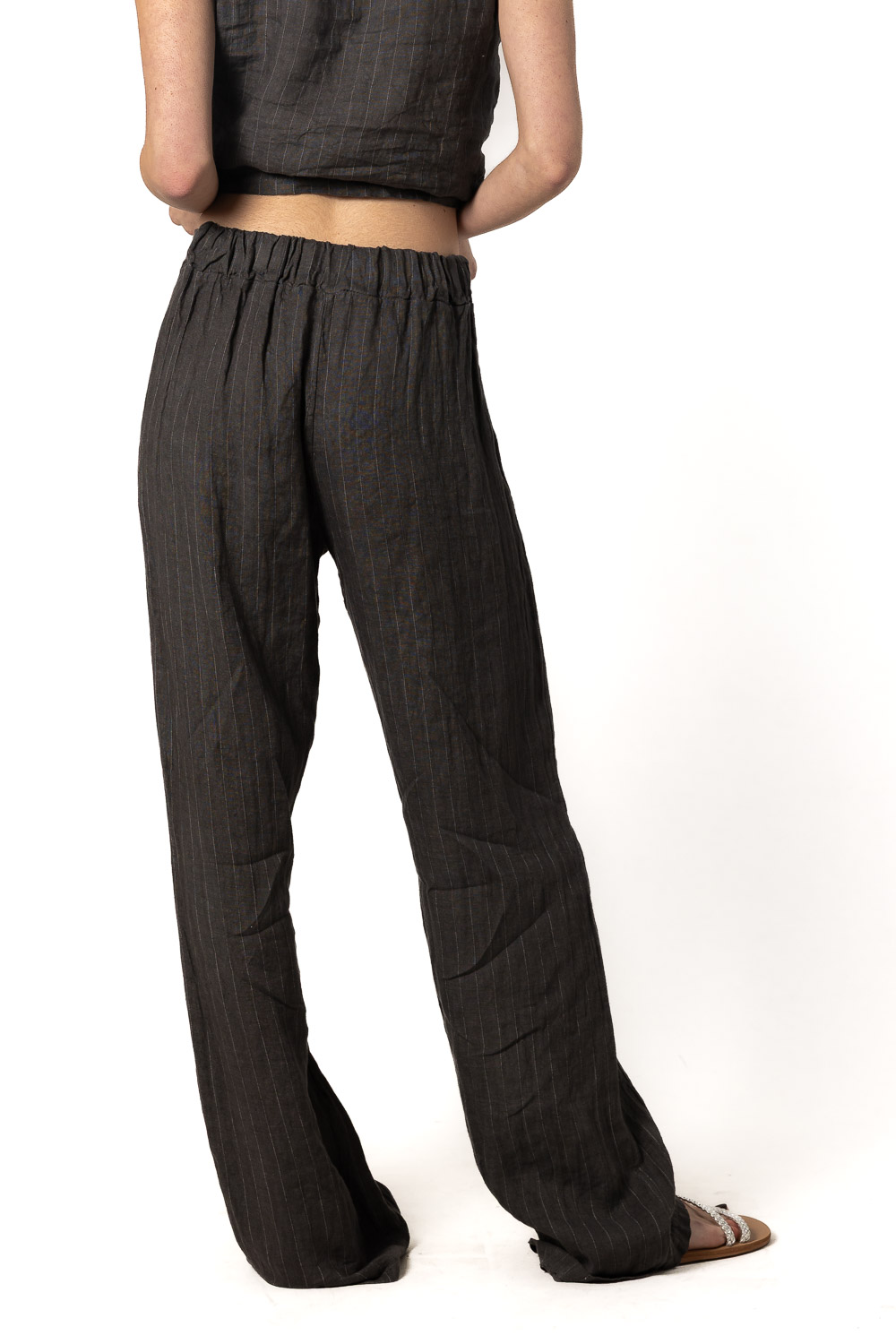 Conjunto 100% Lino Gris