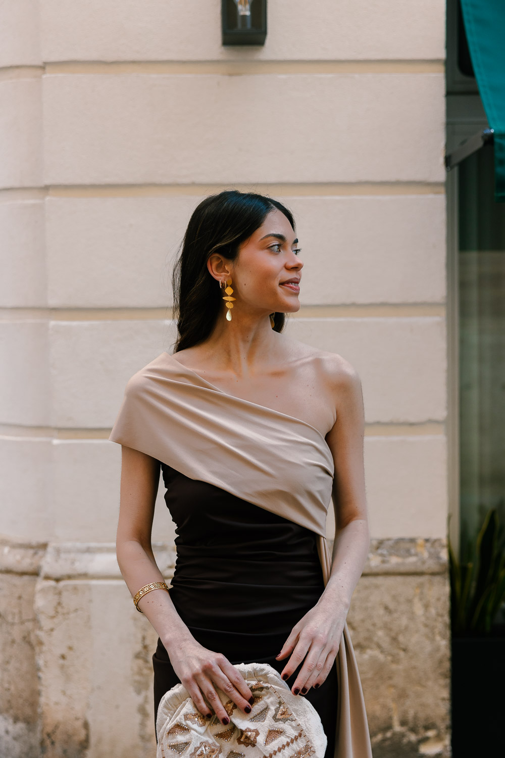 Pendientes Urban Dorado