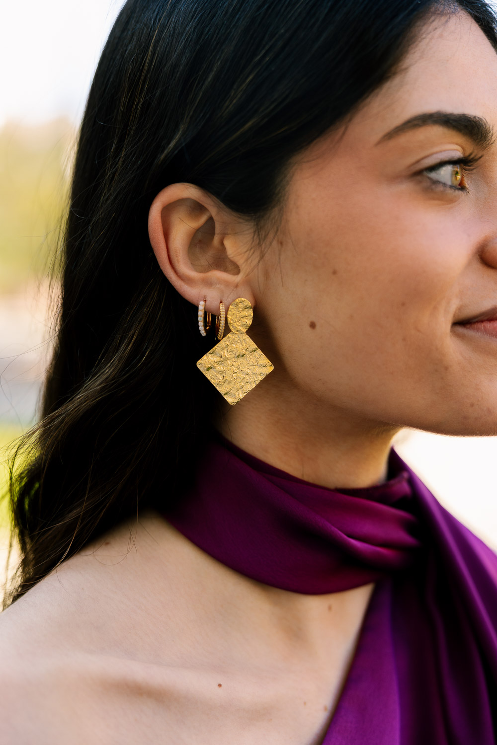 Pendientes Essence Dorado