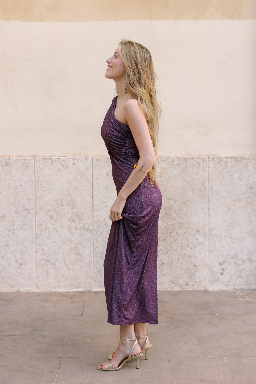 Vestido At The End Berenjena Brookville