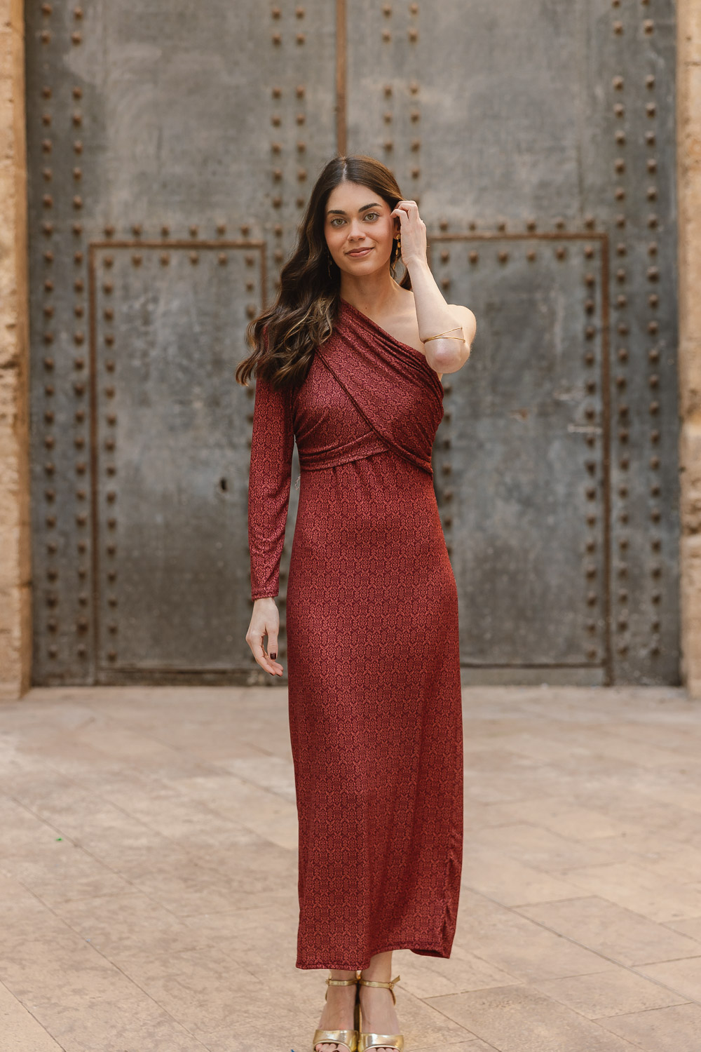 Vestido At The End Burdeos Brookville