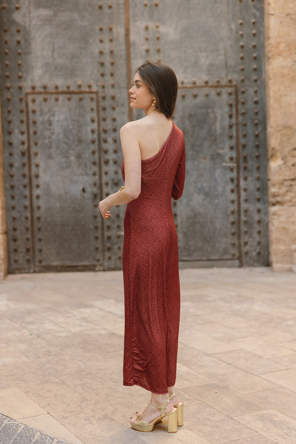 Vestido At The End Burdeos Brookville