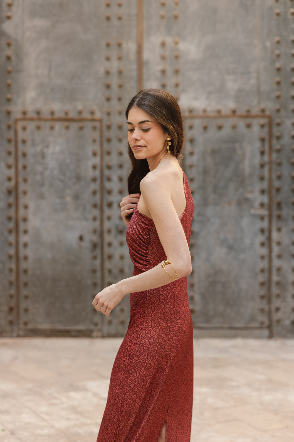 Vestido At The End Burdeos Brookville