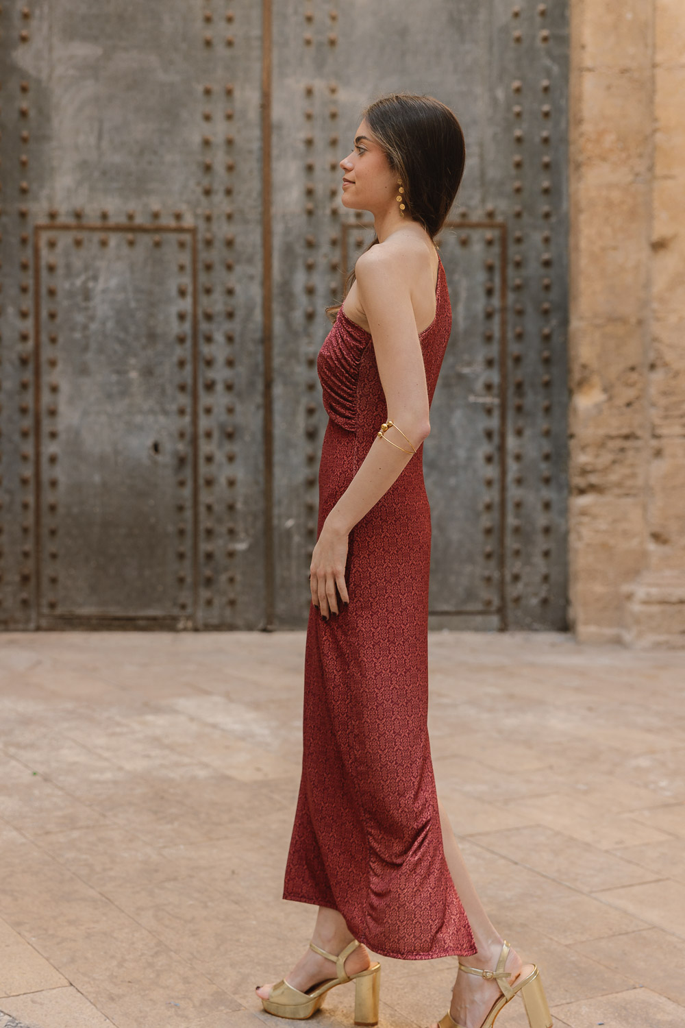 Vestido At The End Burdeos Brookville