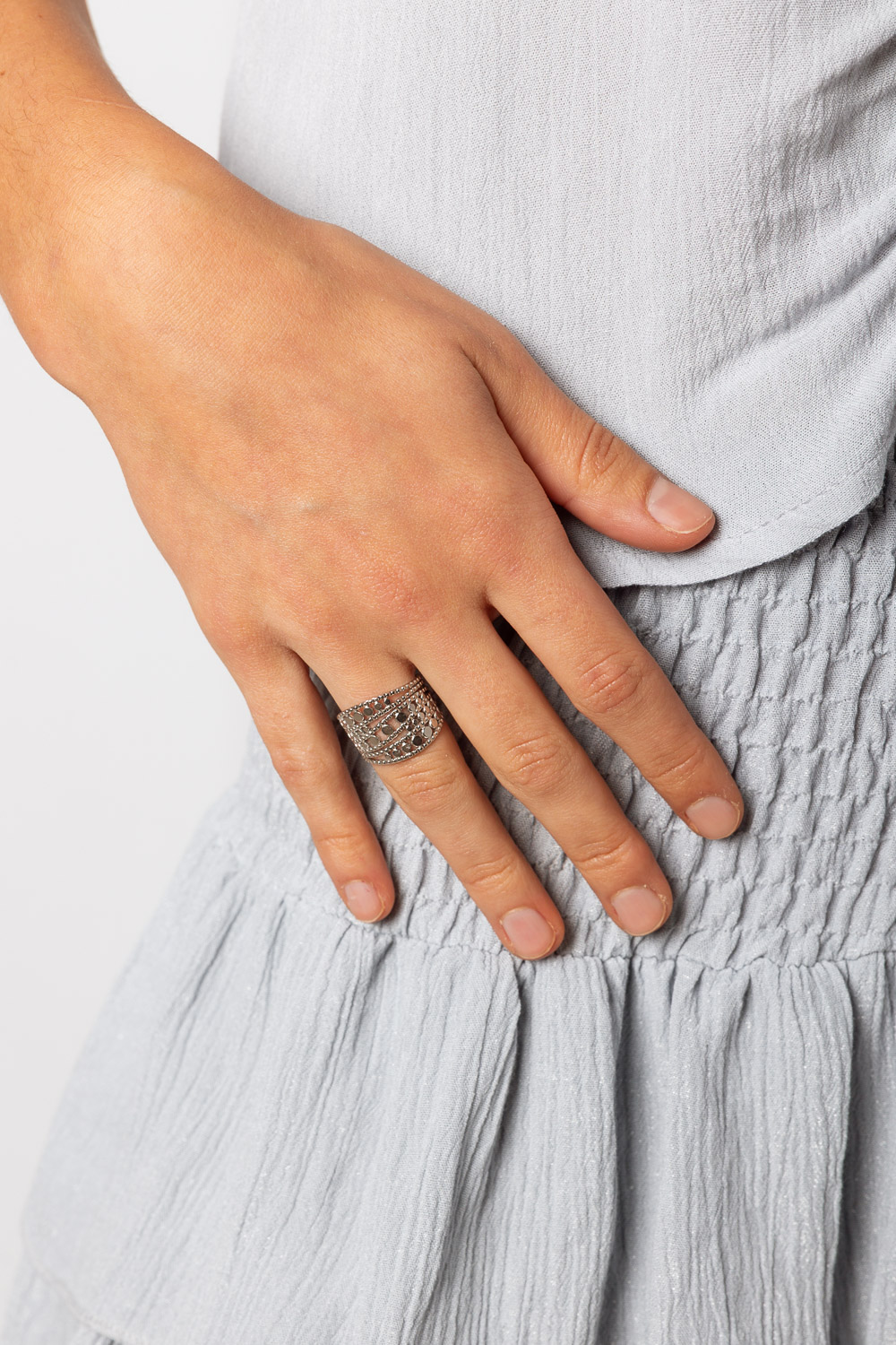 Anillo plata brookville