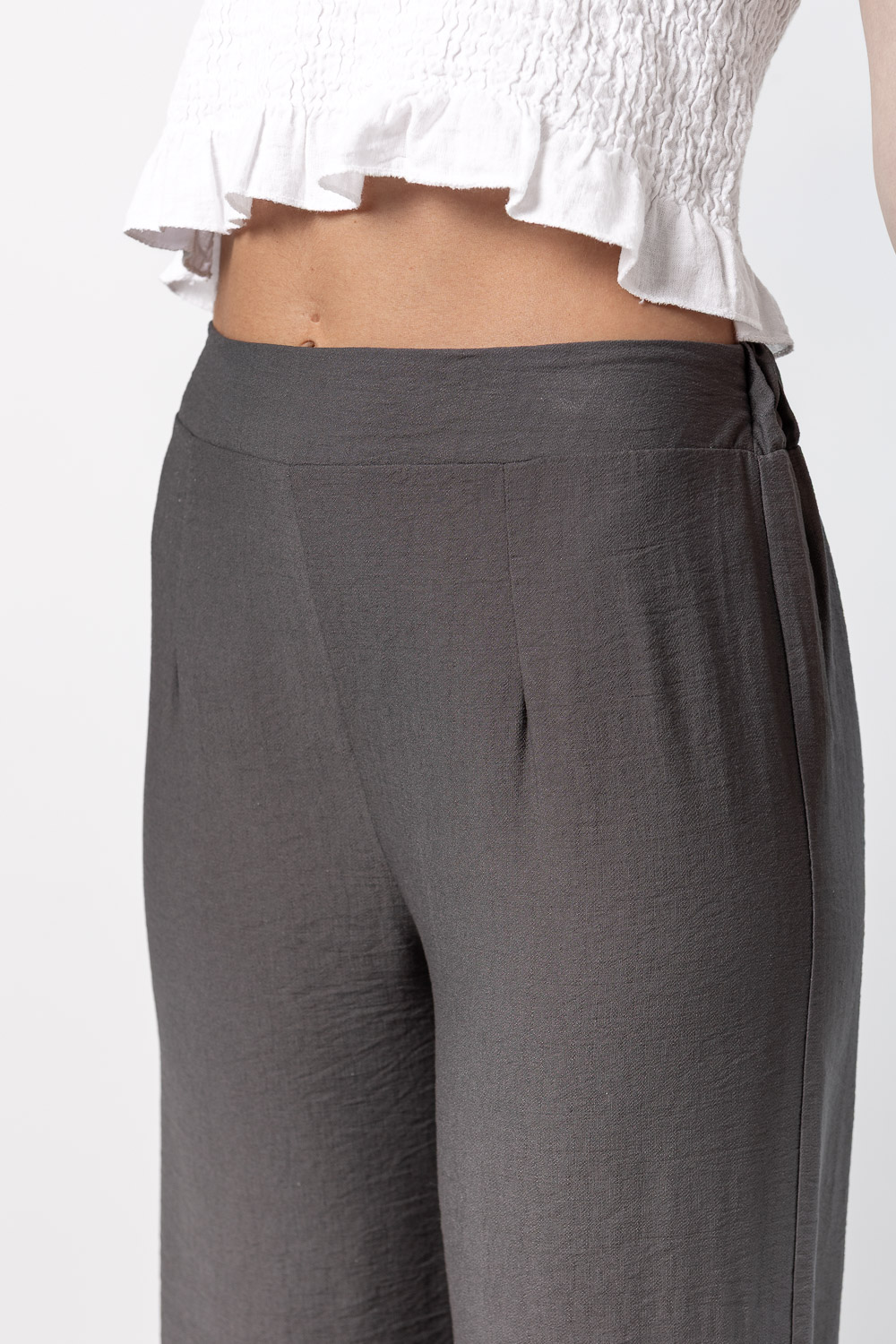 Pantalón Fluido Gris