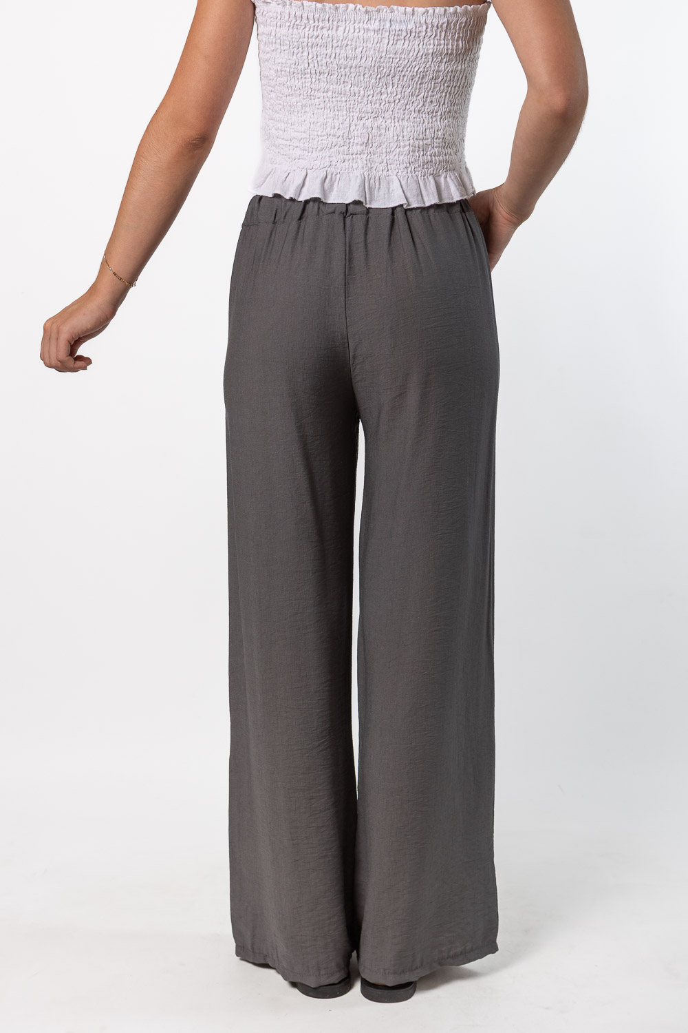 Pantalón Fluido Gris