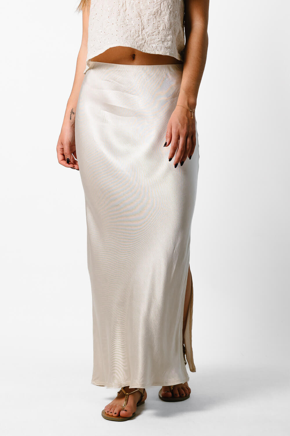 Falda Raso Street Style Perla