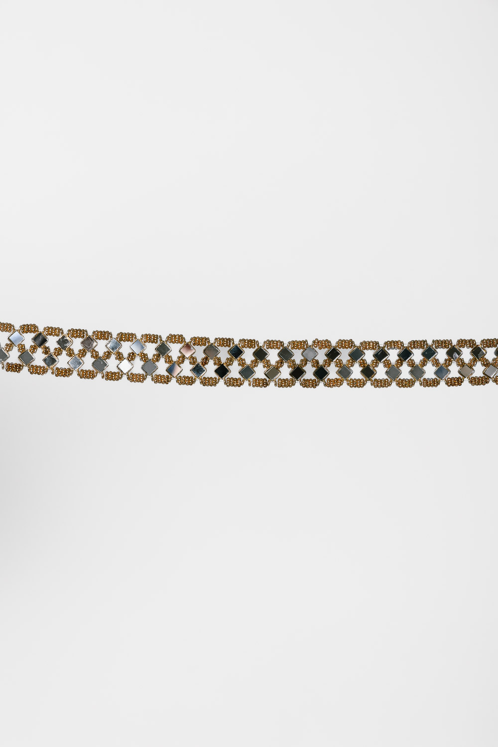 Cinturón Abalorios Dorado