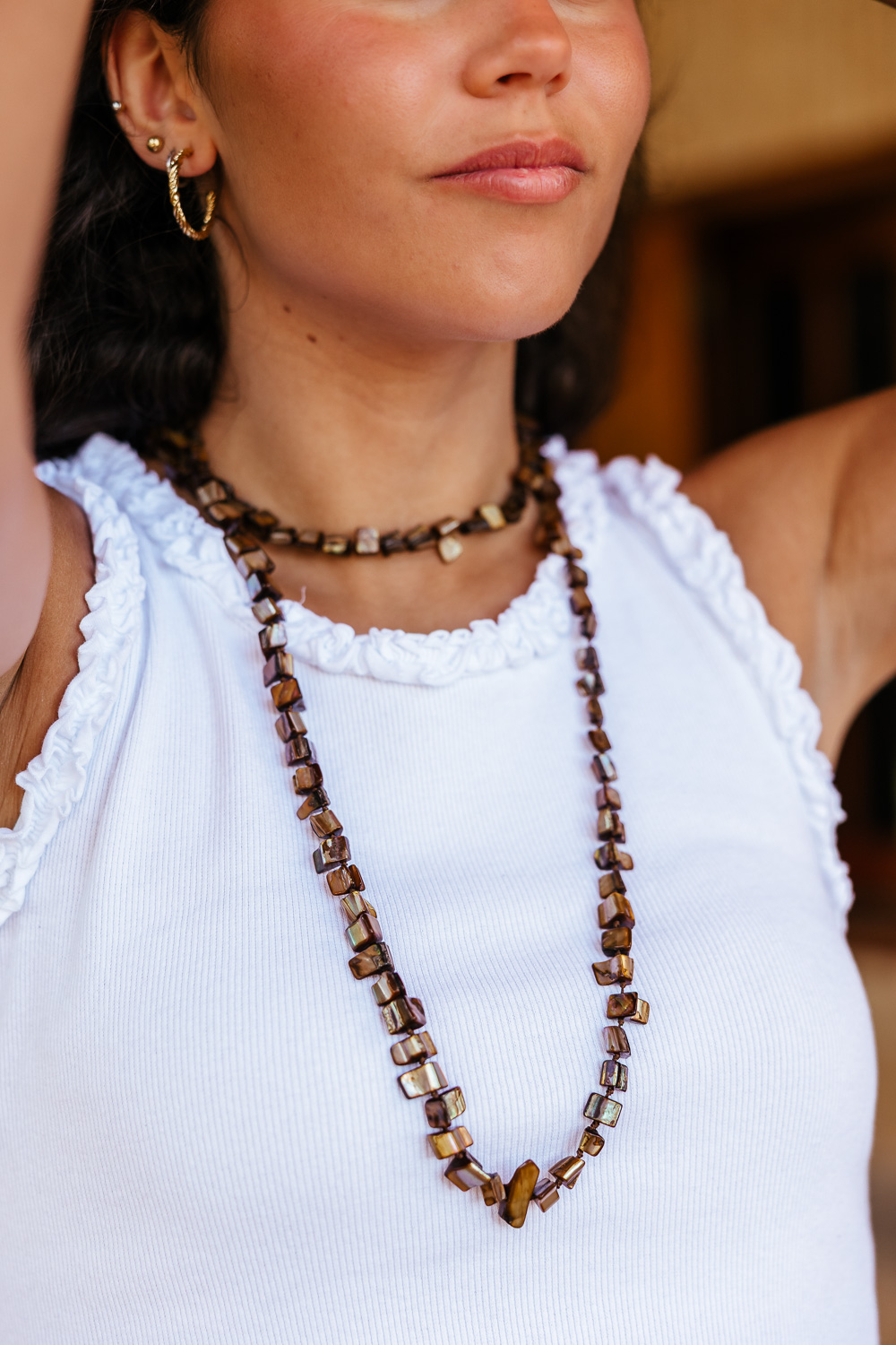 Collar Largo Piedras