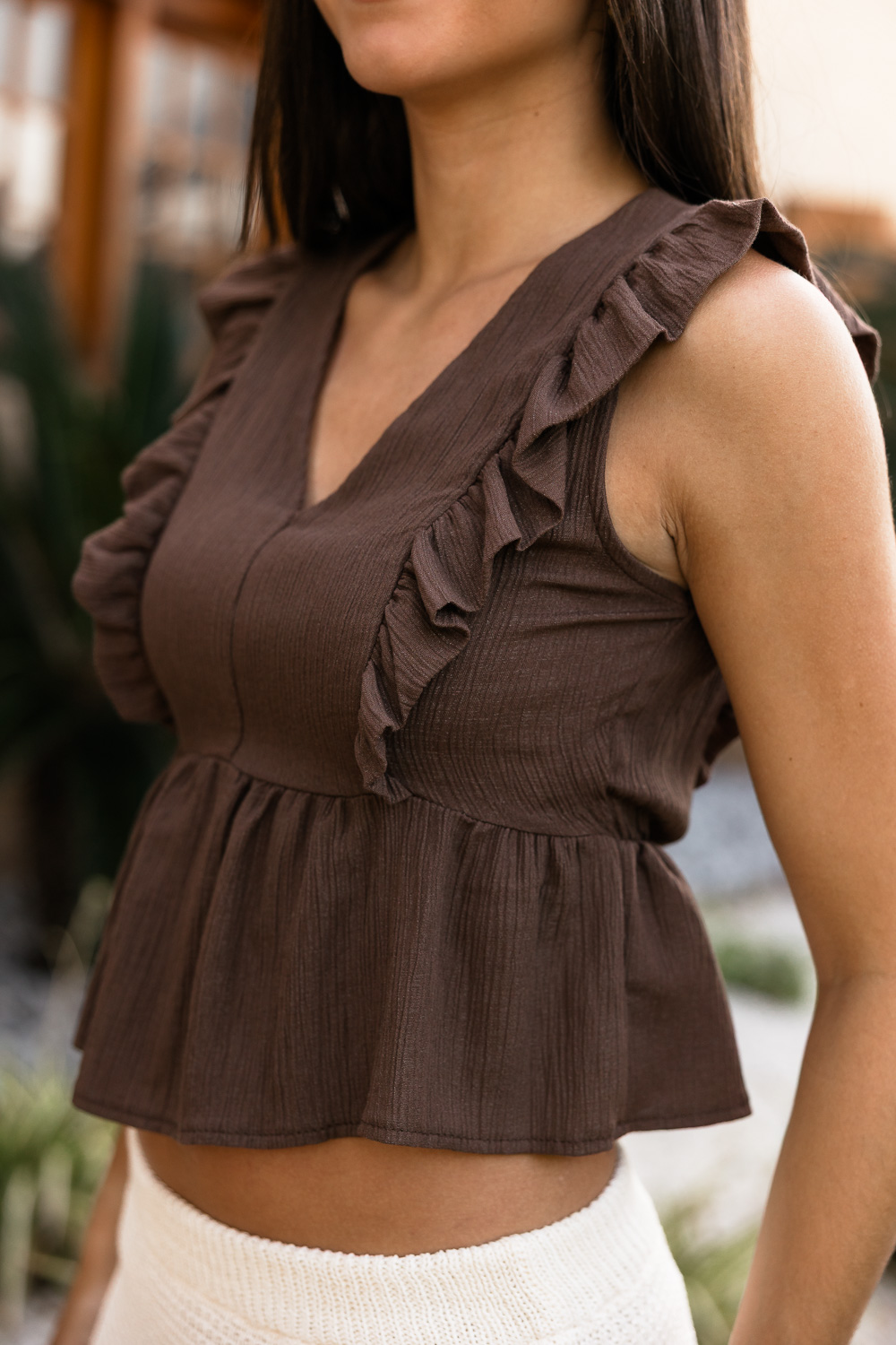 Blusa Diana Marrón
