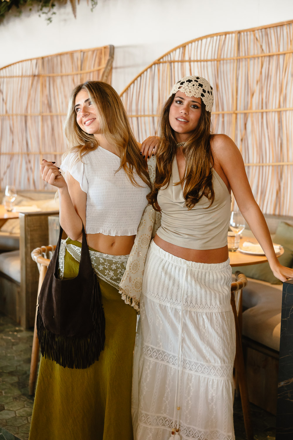 Bolso Indiana Flecos Marrón