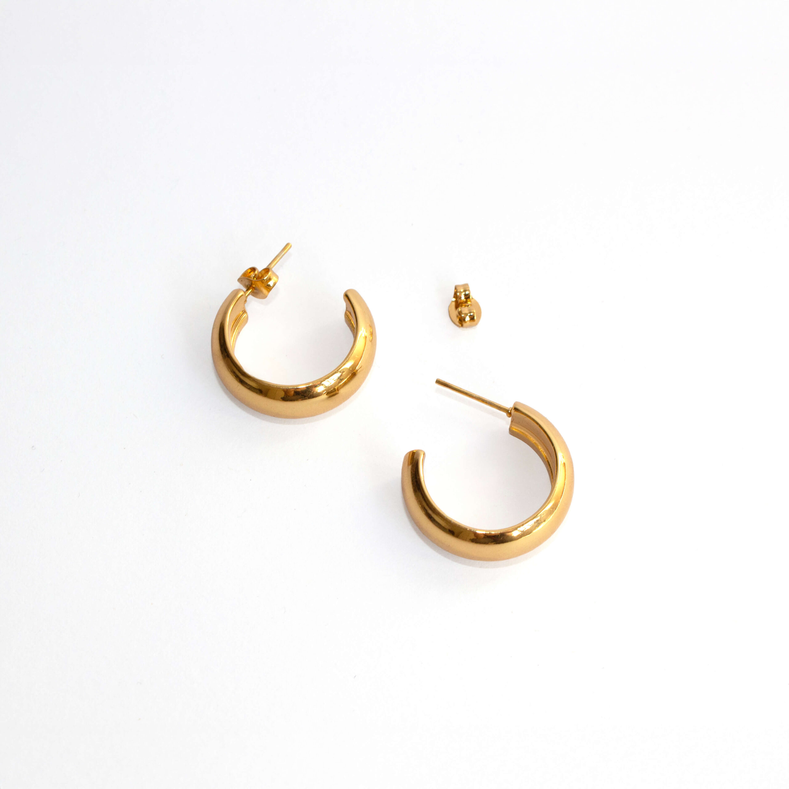 Pendientes Aro Abierto Future Dorado Brookville 2 scaled