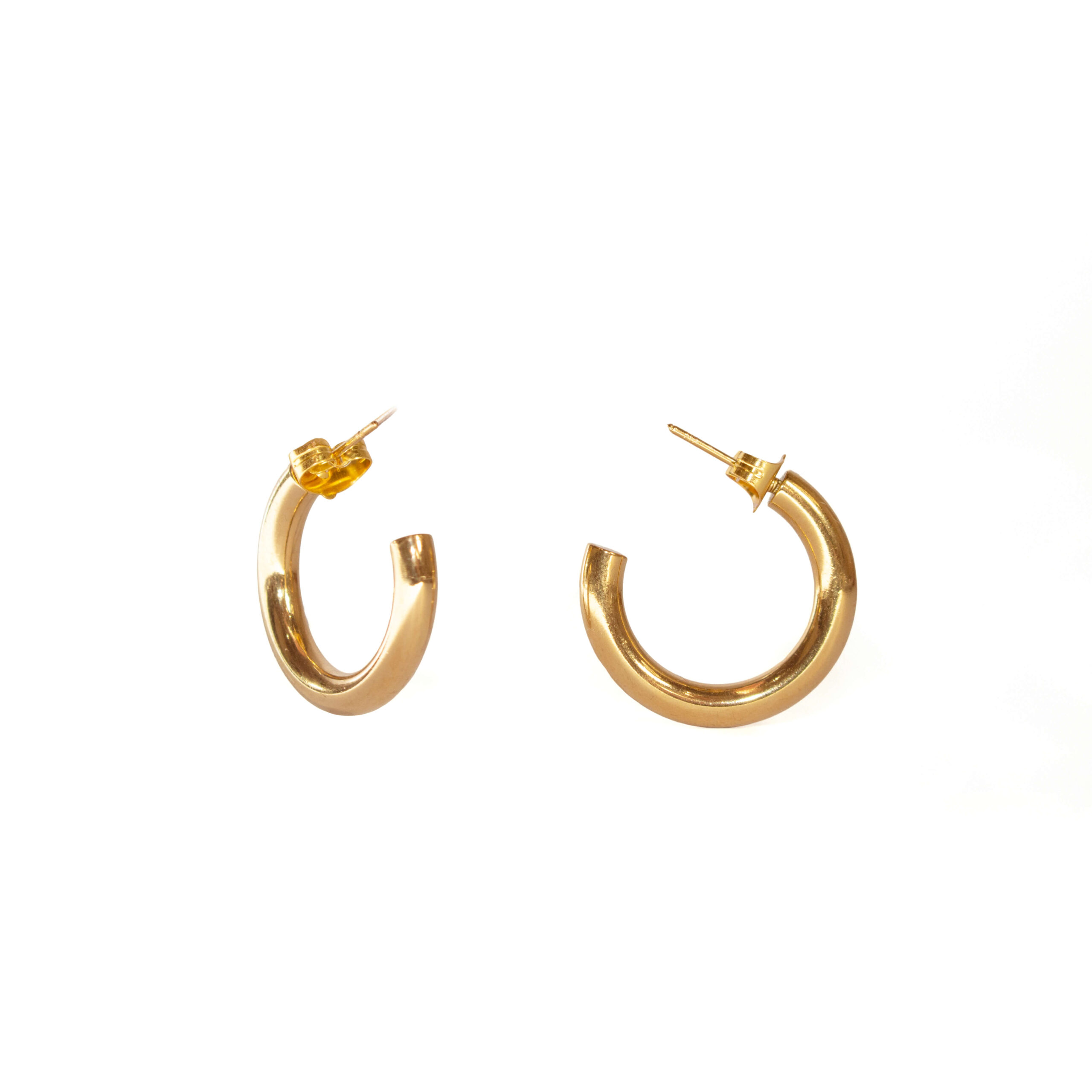 Pendientes Aro Basico Abierto Dorado Brookville scaled