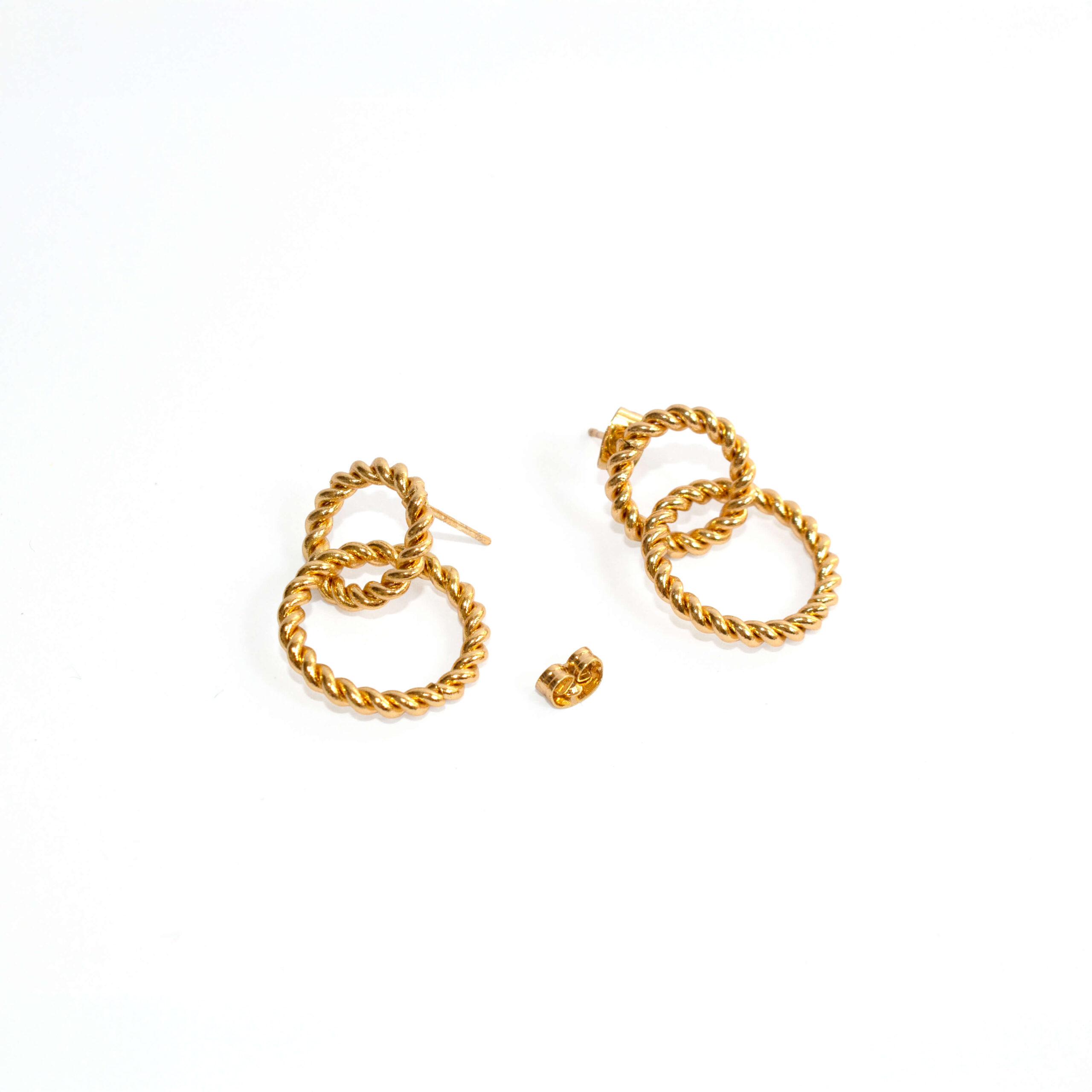 Pendientes You and I Dorado Brookville scaled