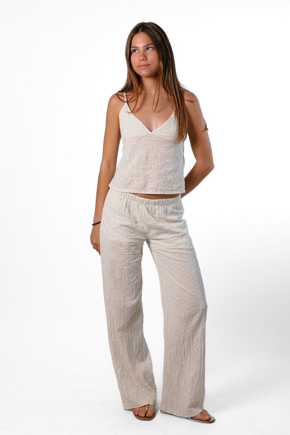 Conjunto Santorini Crudo