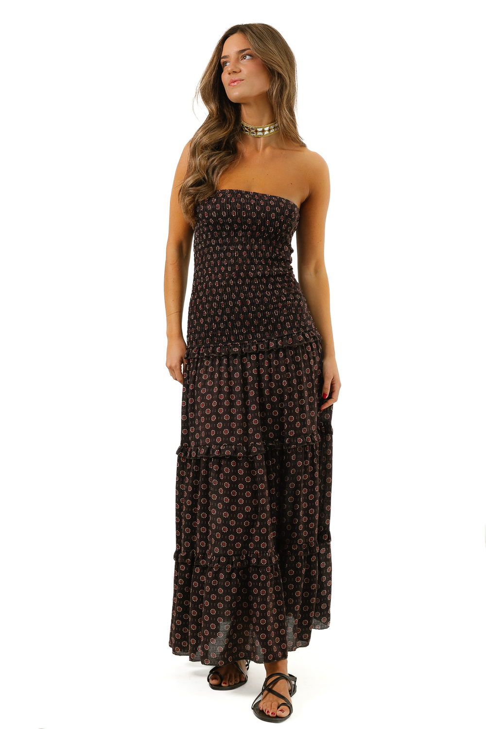 Vestido Berry Marrón