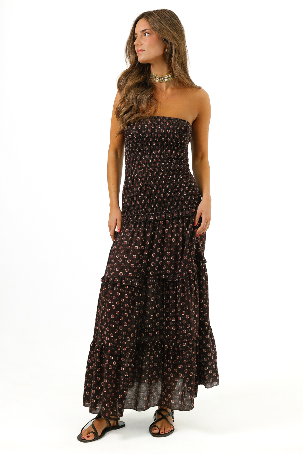 Vestido Berry Marrón