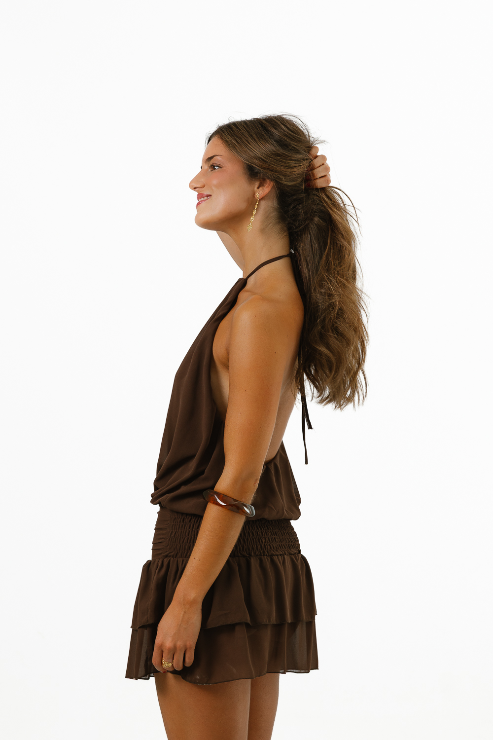 Vestido Aitana Marrón