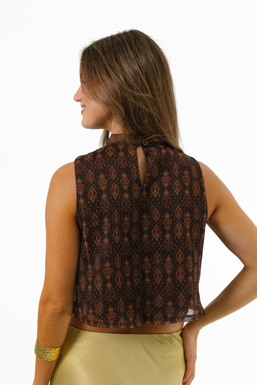 Blusa Tessa Marrón