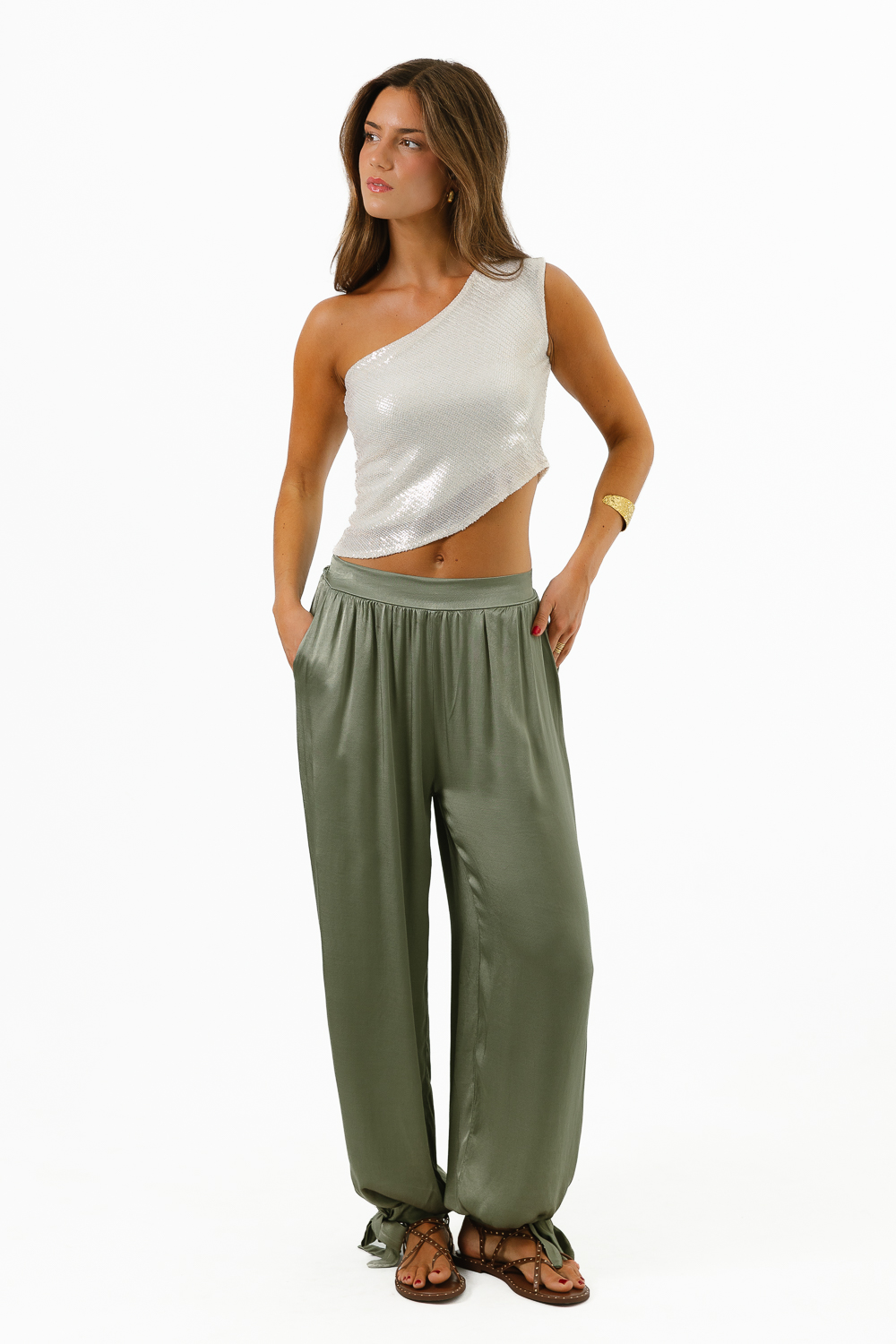 Pantalón Globo Caki