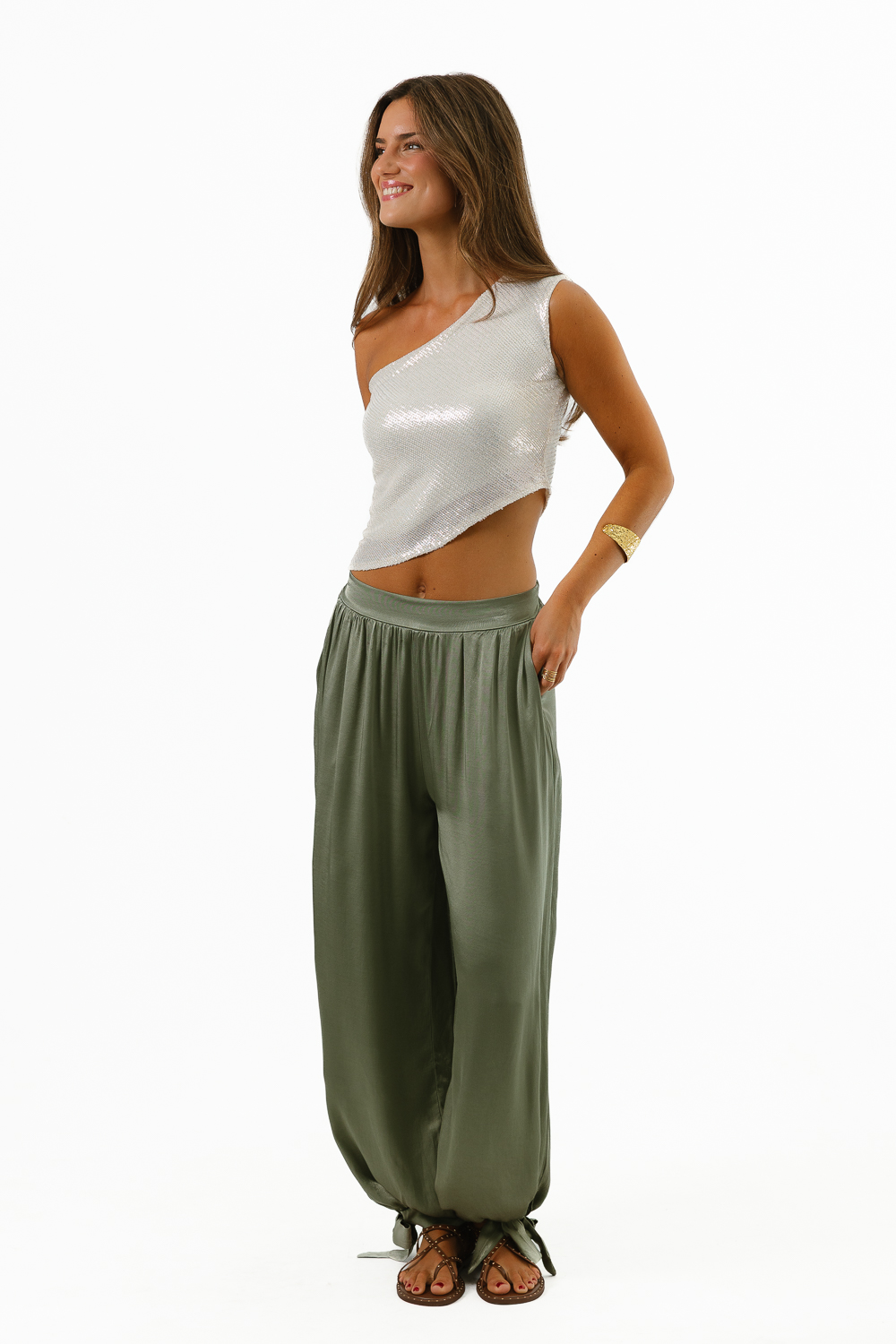 Pantalón Globo Caki